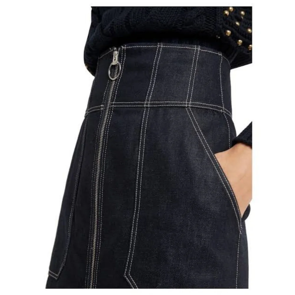 SASS & BIDE Want You Back Denim Skirt *size 38 NWOT* - Picture 2 of 7